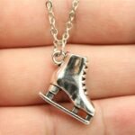 Skate alloy pendant necklace