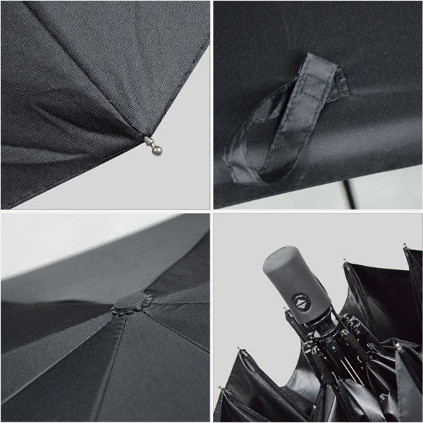 Fully Automatic Sunshade Vinyl Umbrella, Three-Fold Umbrella, Rain And Sun Dual-Purpose Umbrella - Image 10