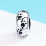 Animal series sterling silver s925 bracelet separated beads personality silicone beads positioning DIY accessories SCC594