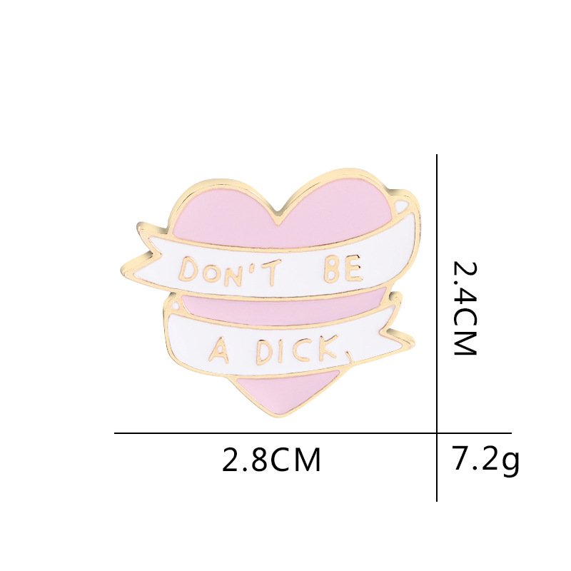 Cute Expression, Cool Love, Oil Dripping Alloy Brooch - Image 2