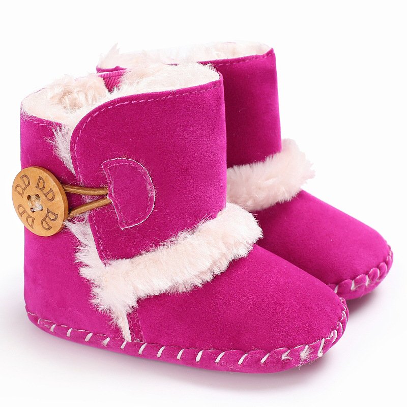 Plush warm and non slip baby walking shoes - Image 3