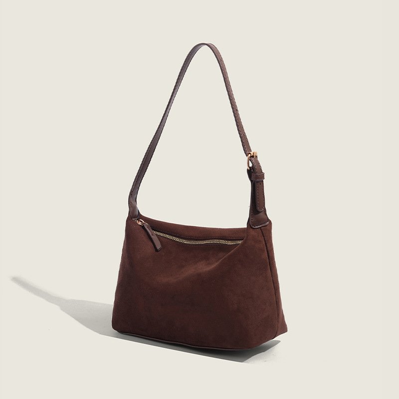 Women's Autumn And Winter New Suede Matte Suede Underarm Bag - Image 4