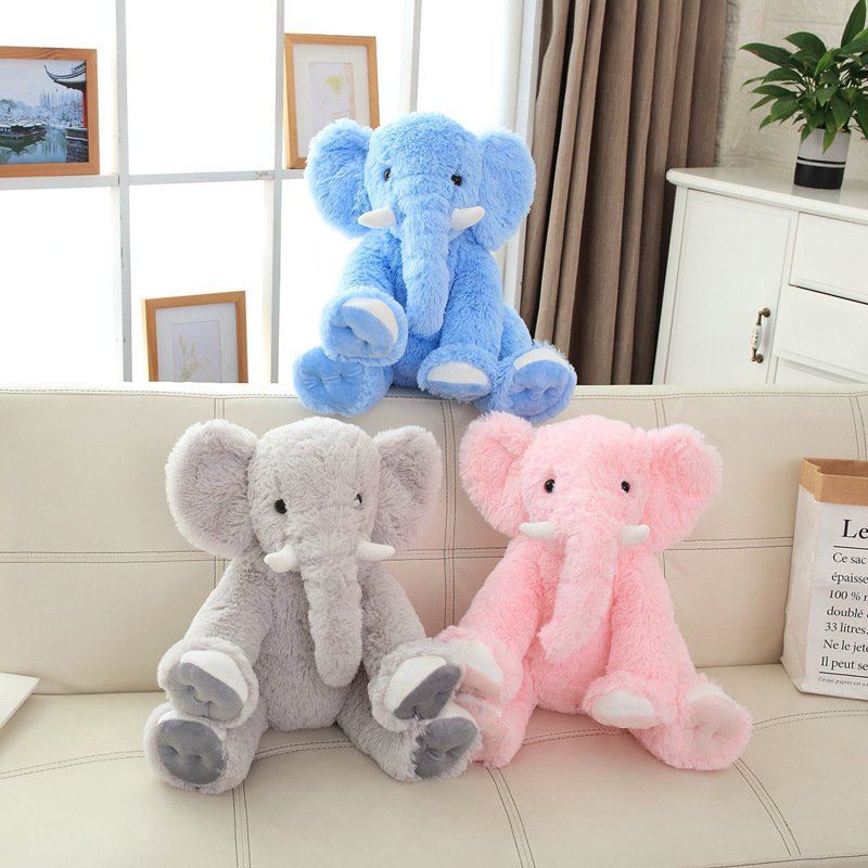 Children's Elephant Pillow Plush Toy Multicolor - Image 2