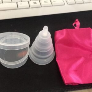 Silicone Folding Cup Menstrual Cup Sanitary Towel Leakage-proof Safety Cycle Female Customized Monthly Cup Aunt Artifact