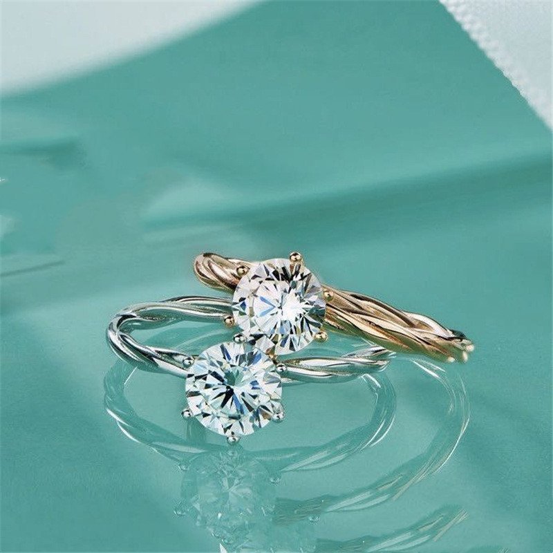 Women's Fashion Simple Moissanite Vine Ring - Image 3
