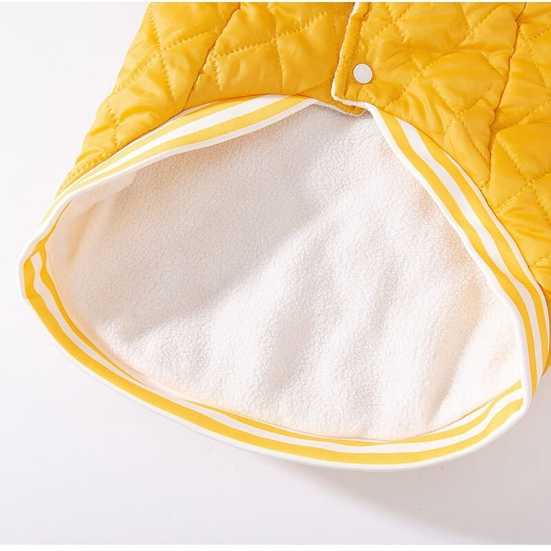 For Autumn And Winter, Large Dog Breeds Such As Golden Retrievers, English Quilted Cotton Jackets, Large Dog Cotton-padded Vests, And Warm Pet Clothes For Samoyeds - Image 3