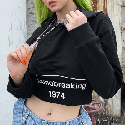 Letter print hoodie - Image 2