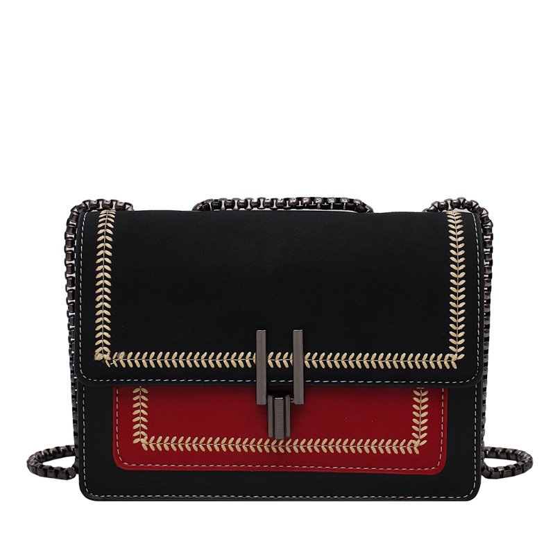 Frosted chain bag shoulder messenger bag