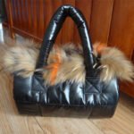 Down bag space cotton handbag