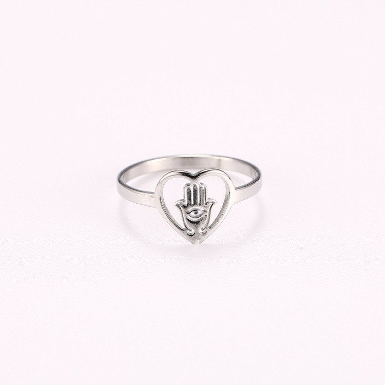 Palm Eye Religion Faith Ring - Image 2