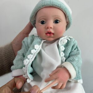 Solid Silicone Reborn Doll Can Drink And Pee Feel Real Toy