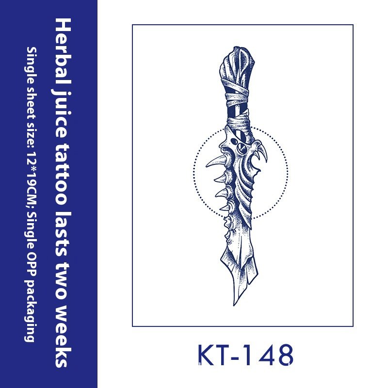 Tattoo Sticker English Letters Ins Style Men's Dark Women's Waterproof - Image 17