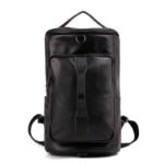 Leather men's bag large capacity luggage bag