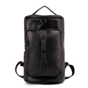 Leather men's bag large capacity luggage bag