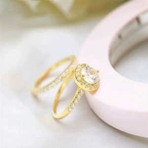 S925 Four-claw Inlaid 12 Karat 7mm Round Zircon Set Ring