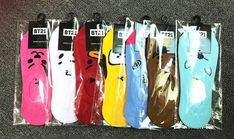 Cartoon boat socks men and women socks shallow mouth socks cotton thin section invisible socks - Image 3