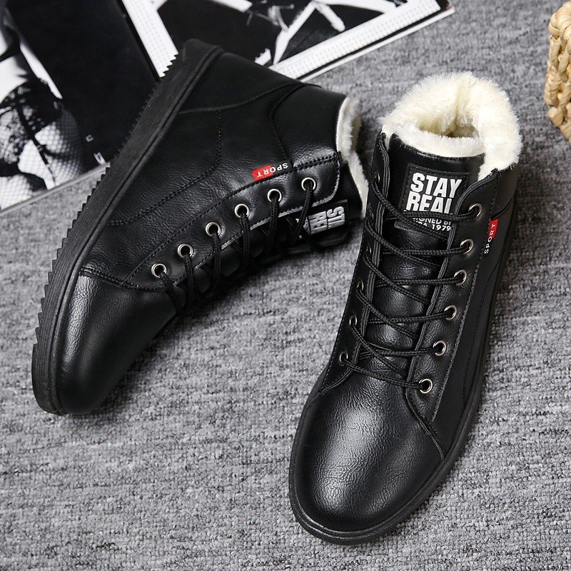 Winter Plush warm and thick high top snow boots - Image 2