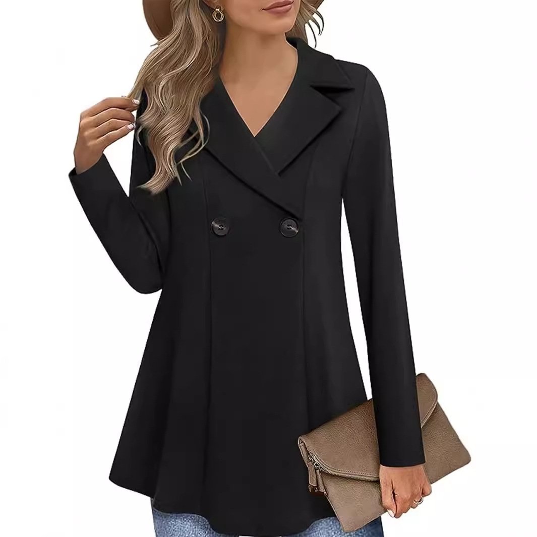Women's Design Sense Temperament Waist-controlled Slimming Long Sleeve Suit Jacket - Image 2