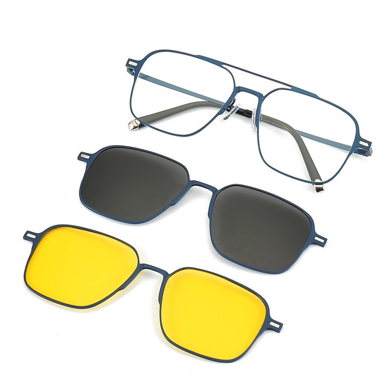Polarized Sunglasses UV Protection Magnetic Suction Set Of Glasses - Image 5