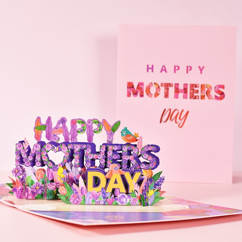 Mother's Day Pop-up Card With Colorful Butterflies - Image 30