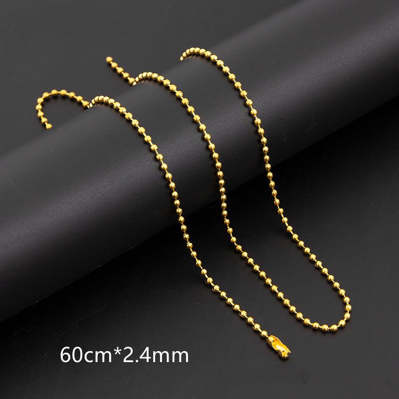 Diy Accessory Bead Chain Necklace 60cm - Image 3