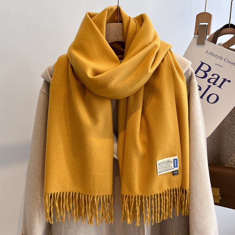High-end Versatile Shawl Warm Thickened Scarf Dual-purpose - Image 25