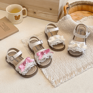 2026 Summer New Kids Sandals, Fashion Bow Walking Shoes, Trendy Princess Sandals For Little Girls
