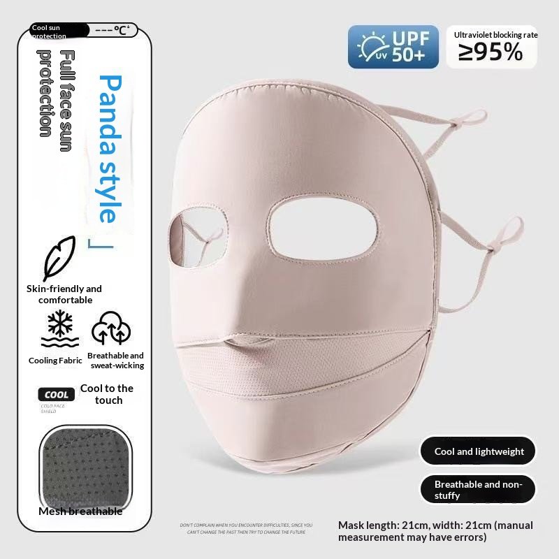 Sun-protective Mask For Women UV-blocking Ice-silk Face Mask - Image 9