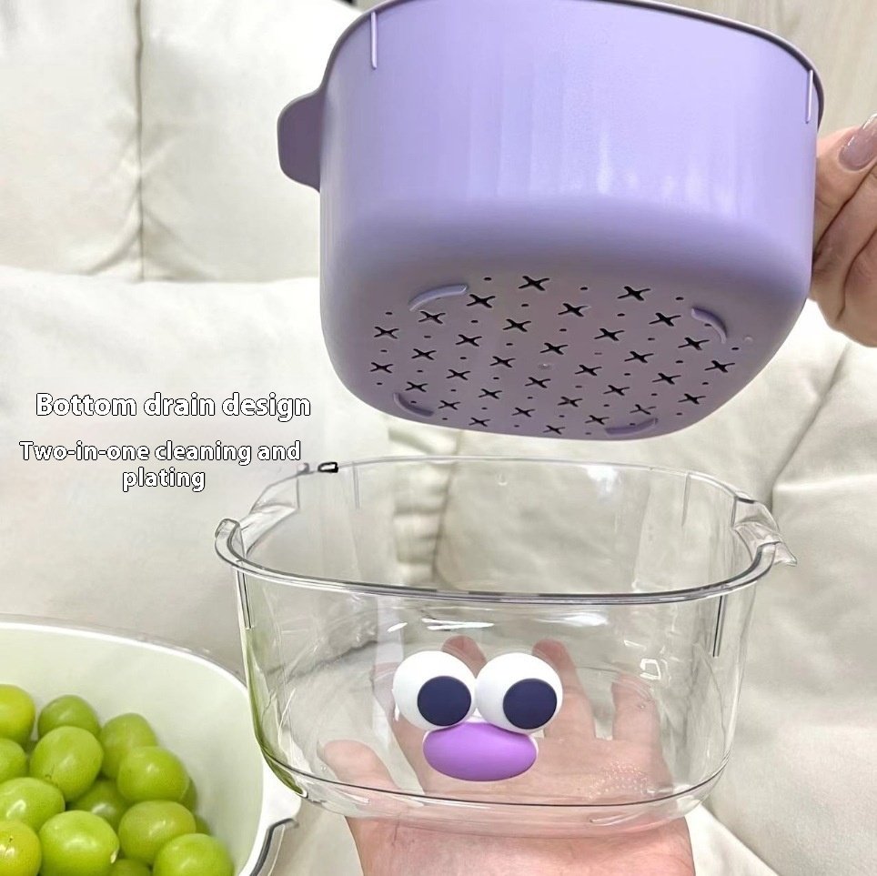 Thickened Double-layer Drain Basket Household - Image 3