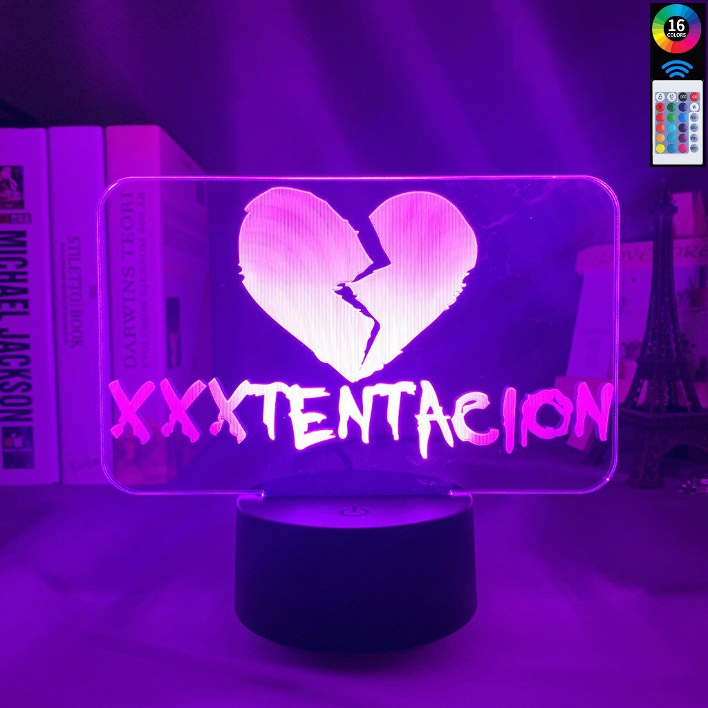 Colorful touch remote control LED visual light