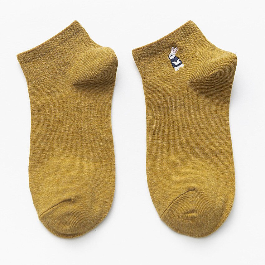 Japanese Embroidery Cartoon Boat Socks College Style - Image 5