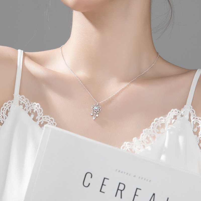 Sterling Silver Dream Catcher Necklace - Image 2