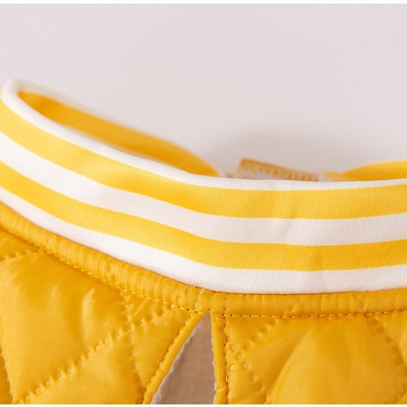 For Autumn And Winter, Large Dog Breeds Such As Golden Retrievers, English Quilted Cotton Jackets, Large Dog Cotton-padded Vests, And Warm Pet Clothes For Samoyeds
