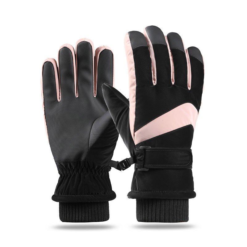 Couple Winter Fleece Thickened Warm And Windproof Gloves - Image 9