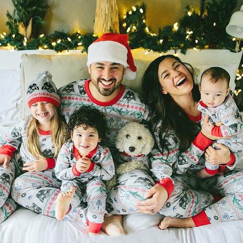 Long sleeve parent-child dress - Image 2
