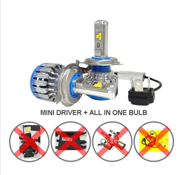 Car LED Bulb H4 Car Light - Image 2