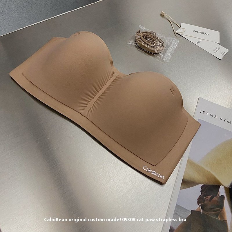 Strapless Underwear For Women Non-slip No Heel Slippage Summer Thin Section Traceless Wireless - Image 4