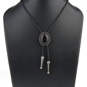 Agate Jewel Denim Poirot Collar