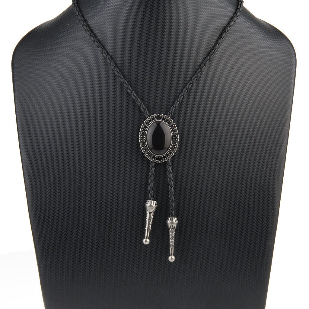 Agate Jewel Denim Poirot Collar