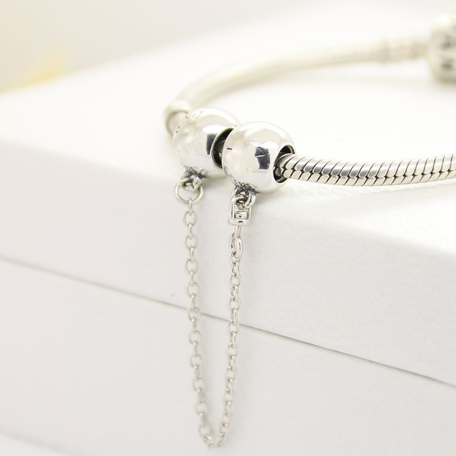 S925 sterling silver safety chain - Image 4