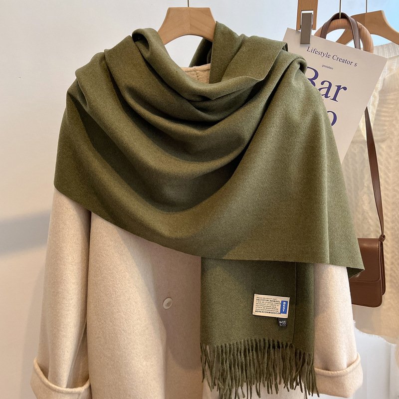 High-end Versatile Shawl Warm Thickened Scarf Dual-purpose - Image 10