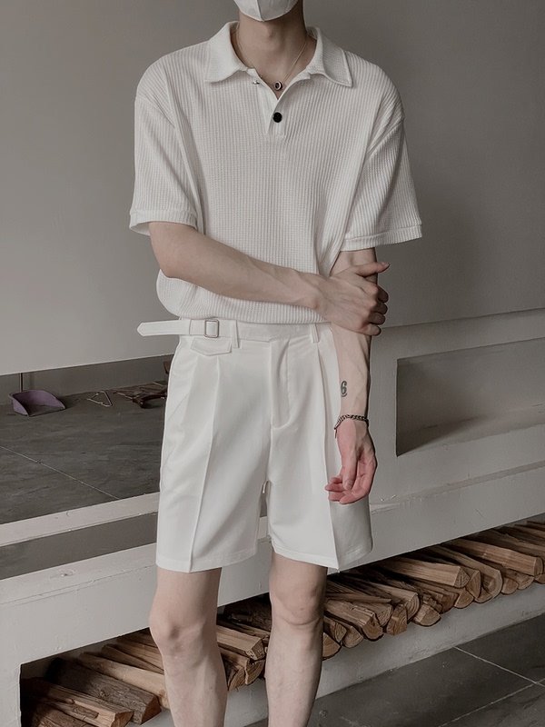 Men's Short-sleeved Polo Shirt Tide Brand Half-sleeved T Men's Shirt Korean Version Of The Lapel T-shirt - Image 5