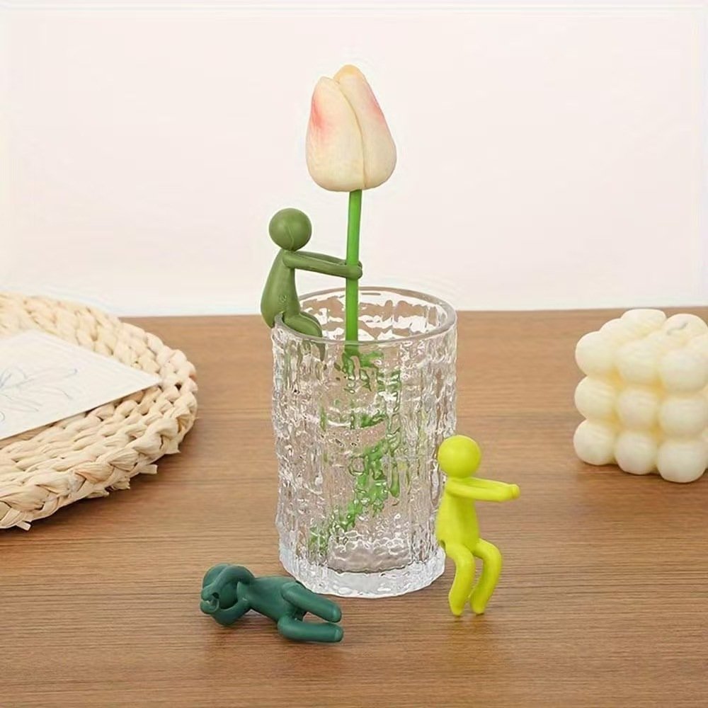 Cross-border Plant Figurine Plastic Decorative Growing Holder