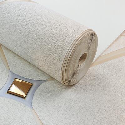 Gray diamond-studded deerskin velvet thickened wallpaper - Image 5