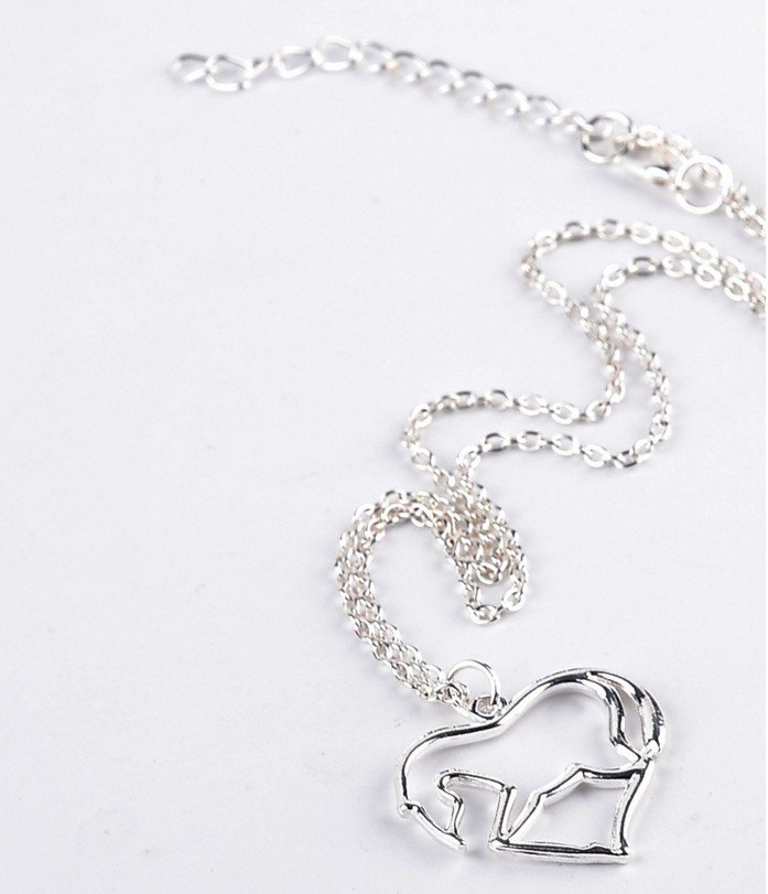 New Love Pony Silver-plated Pendant Necklace - Image 2