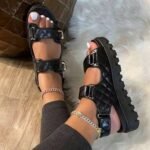 Velcro Platform Sandals
