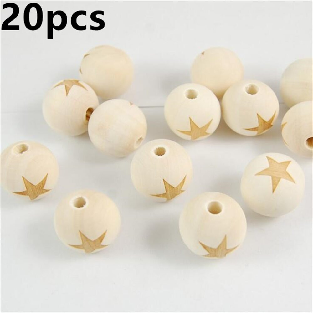 DIY accessories laser carved wood beads - Image 6
