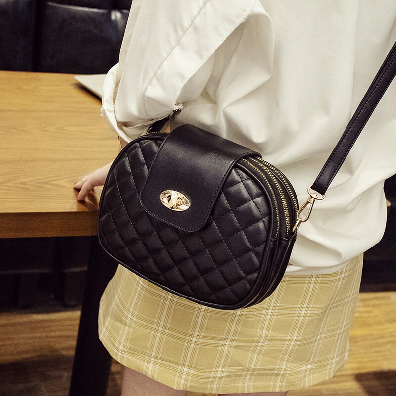 Lingge three-layer female bag shoulder - Image 6