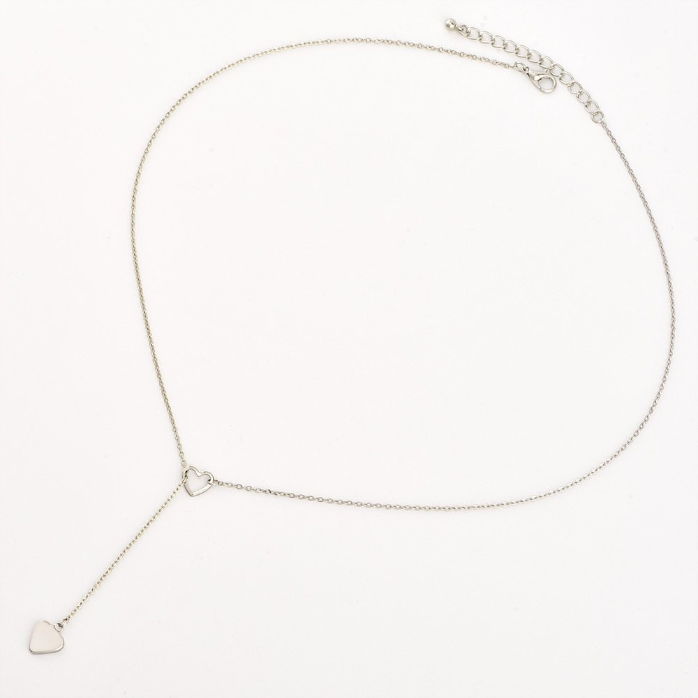Peach Heart Love Pendant Necklace - Image 7
