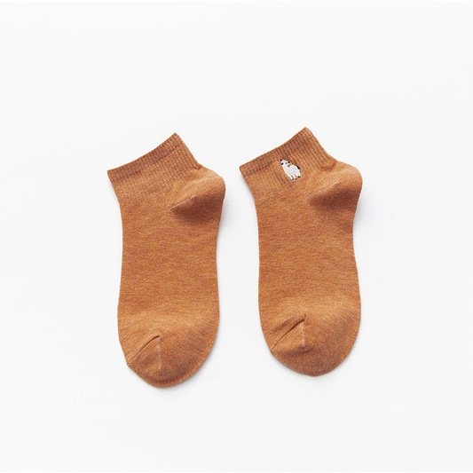 Japanese Embroidery Cartoon Boat Socks College Style - Image 10